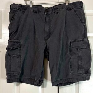 Men’s Carhartt big and tall gray relaxed fit shorts size 46” waist